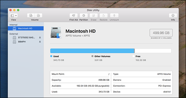 disc utility for mac